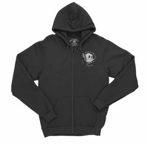 Independent  Men's Traveler Zip Up Hoodie Black True Size Medium.